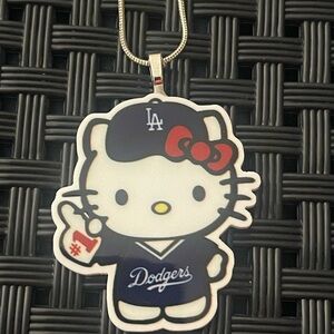 Hello Kitty Dodgers Pendant